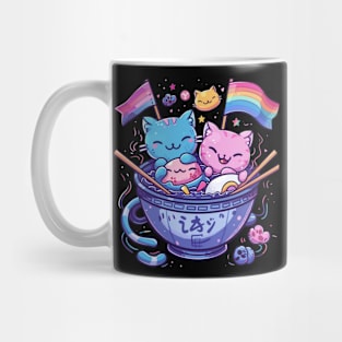 Cat LGBT Graphic Novels Mug